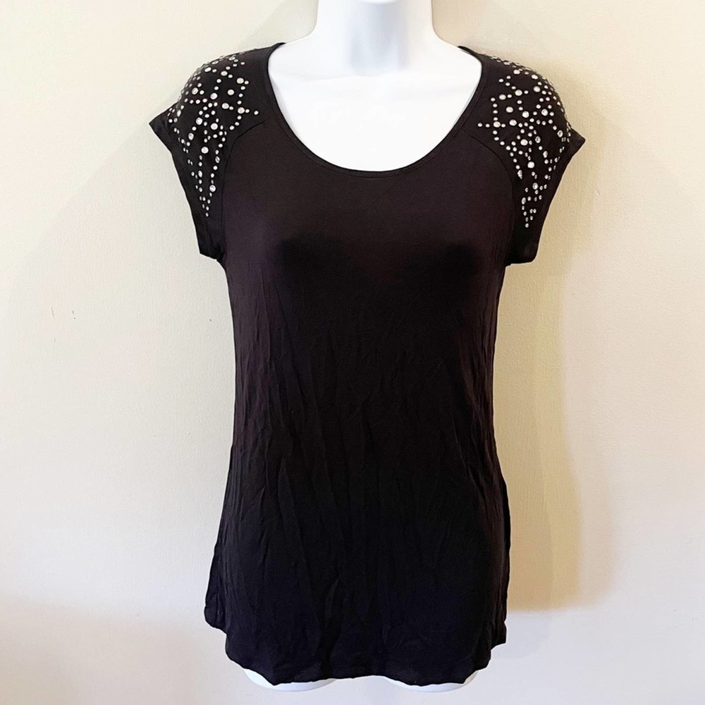 Philosophy Republic Clothing Black Top Size XS